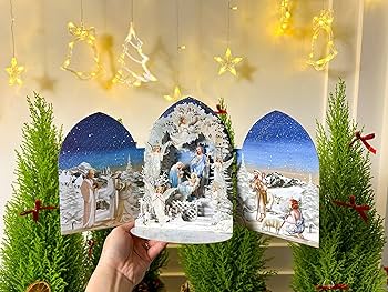 未使用品★ミスタークリスマス/AWAY IN THE MANGER/キリスト生誕 Amazon.co.jp: ミニチュア キッズ クリスマス キリスト降誕